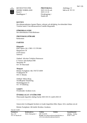 Court decision — Appeal Remanded